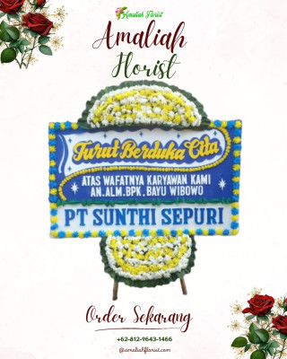 Papan Bunga Duka di Donotirto